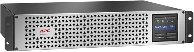 APC Smart-UPS 750VA Lithium Battery UPS with SmartConnect, SMTL750RM2UC, Pure Sine Wave, Short-Depth 120V Uninterruptible Power Supply