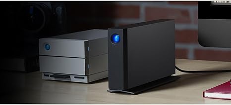 LaCie d2 Professional 14TB, External Hard Drive DeskTBp, for PC Mac & iPad, 1 Month Adobe CC, Data Rescue Service (STHA14000800)