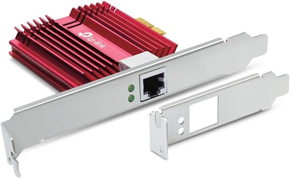 TP-Link 10GB PCIe Network Card (TX401) - PCIe to 10 Gigabit Ethernet Network Adapter, Supports Windows 11/10/8.1/8/7, Windows Servers 2019/2016/2012 R2, and Linux, Including a CAT6A Ethernet Cable