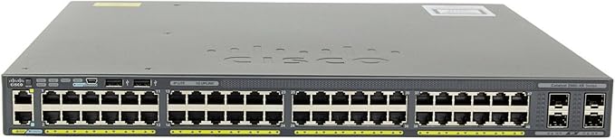 Cisco Catalyst WS-C2960X-48LPS-L 48 Port Ethernet Switch with 370 Watt PoE by Cisco