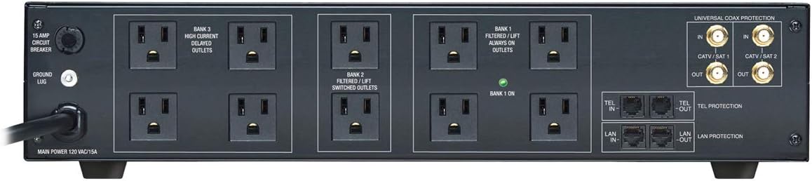 Panamax MR5100 MR5100 11-Outlet Home Theater Power Management with Surge Protection and Power Conditioning