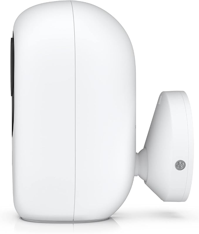 Ubiquiti UniFi Protect G4 Instant Camera, Weatherproof, 5MP, Built-in Speaker and Microphone for Two-Way Audio, Compact, Wide-Angle, Wi-Fi Connected, Night Mode, UVC-G4-INS-US, White