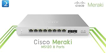 Cisco Meraki MS120-8LP-HW Compact Cloud-Managed Network Switch