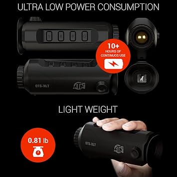 ATN OTS-XLT Compact Lightweight Thermal Viewer, 2-8x
