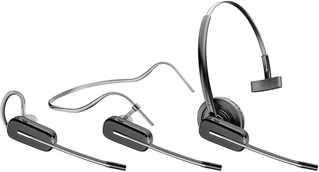 Plantronics (Poly) Savi 8240-M Office DECT Convertible Wireless Headset - Microsoft