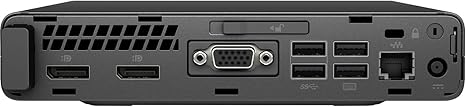 HP EliteDesk 800 G3 Mini Desktop Computer, Intel Quad-Core i5-6500T, 16GB DDR4 RAM, 256GB SSD, Keyboard&Mouse, VGA, DP, Windows 10 Pro (Renewed)