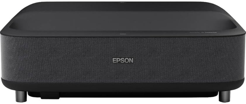Epson EpiqVision Ultra LS300 Smart Streaming Laser Black Projector with HDR and Android TV