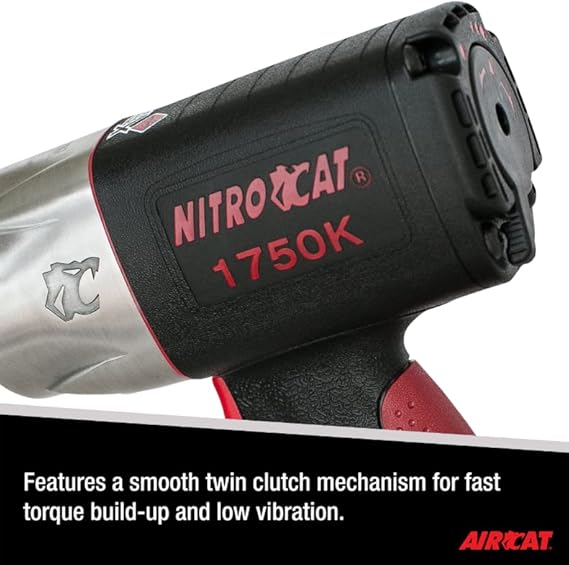 AirCat 1750-K: 3/4" Kevlar Twin Clutch Impact Wrench 1300 Ft-Lb
