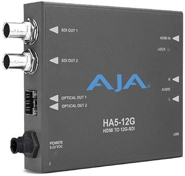 Aja HA5-12G HDMI 2.0 to 12G-SDI Mini-Converter