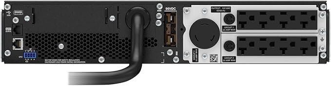 SCHNEIDER ELECTRIC APC UPS 3000VA Smart-UPS Single Phase Online Uninterruptible Power Supply, Rack Mount UPS (SRT3000RMXLA)