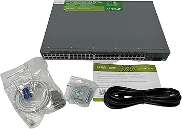 Juniper Networks - EX2300-48P - Juniper EX2300 Ethernet Switch - 48 Network, 4 Expansion Slot - Manageable - Optical Fiber, Twisted Pair - Modular - 4 Layer Supported - 1U High - Rack-mountable, Wall