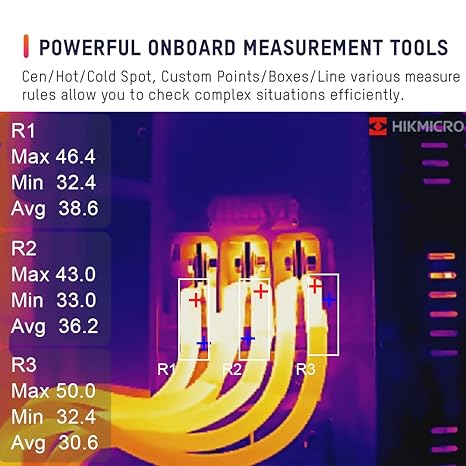 HIKMICRO M10 Professional Thermal Imaging Camera 160 x120 IR Resolution with 8Mp Visual Camera, Manual Focus, Wi-Fi Thermal Imagers with 25 Hz Refresh Rate Test…