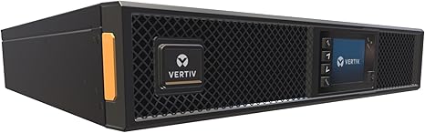 Vertiv Liebert GXT5 UPS with SNMP/Webcard - 1000VA 1000W 120V, Online Double Conversion 2U Rack/Tower, Energy Star Certified, Lead Acid, Sine Wave, Battery Backup, 1.0 Power Factor(GXT5-1000LVRT2UXLN)