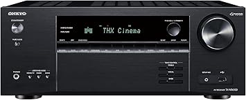 Onkyo TX-NR6100 7.2 Channel 8K Smart AV Receiver - THX Certified, Works with Sonos Certified, and Ultimate 4K Gaming Experience