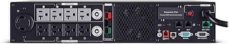 CyberPower PR3000RTXL2U Smart App Sinewave UPS System, 3000VA/3000W, 9 Outlets, 2U Rack/Tower, EBM Option