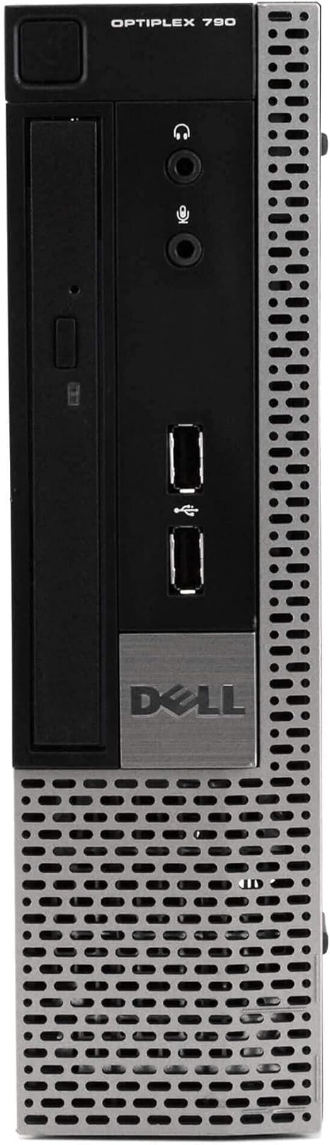 Dell OptiPlex 790 USFF Desktop PC - Intel Core i3-2120 3.3GHz 8GB 250GB DVD-RW Windows 10 Professional (Renewed)