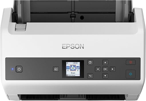 Epson DS-870 Colour Duplex Workgroup Document Scanner: 65 ppm, Twain and ISIS Drivers, 3-Year Limited Warranty with Next-Business-Day Whole Unit Exchange