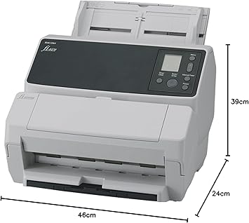 RICOH fi-8170 USB 3.2 Gigabit Ethernet LED Workgroup Scanner with ADF, Duplex, A4, 70ppm/140ipm