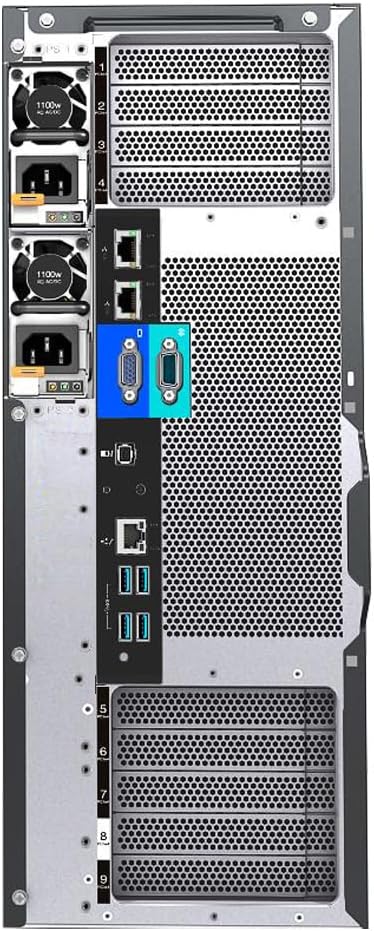 Lenovo ThinkSystem ST650 Tower Server Bundle with 2 x Intel Xeon Silver 4309Y, 128GB DDR4, 2TB SSD, 24TB HDD, RAID, Matrox G200 Graphics, Windows Server 2019
