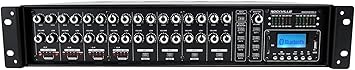 Rockville ROCK MATRIX 4 Zone 70 Volt Commercial Amplifier+Matrix Source Routing