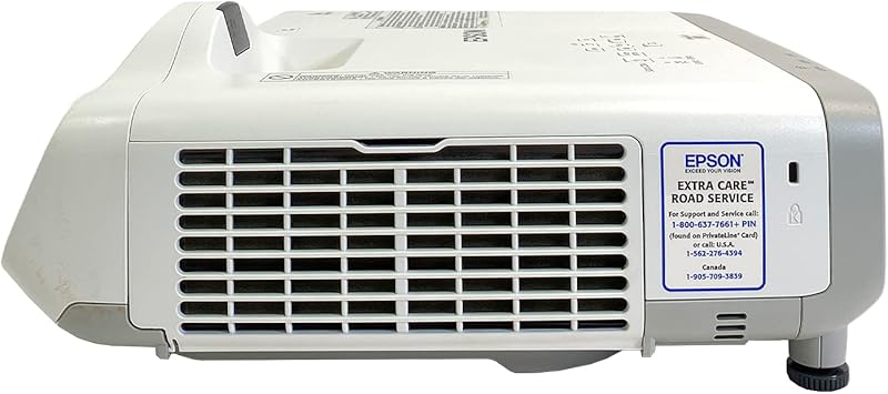 Epson PowerLite 530 XGA 3LCD Projector, White