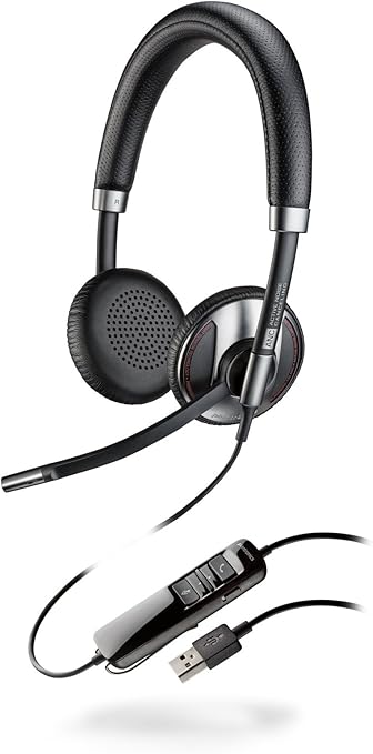 Plantronics 202580-01 Wired Headset, Silver/Black