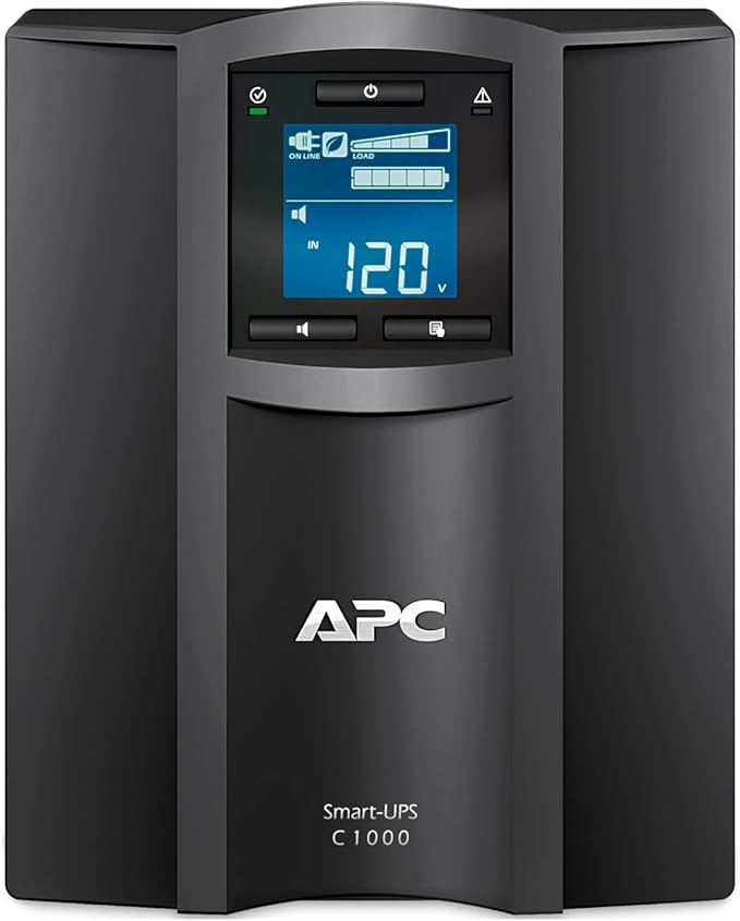 APC by Schneider Electric SMC1000C UPS 1000VA Smart-UPS with SmartConnect, Uninterruptible Power Supply, Black