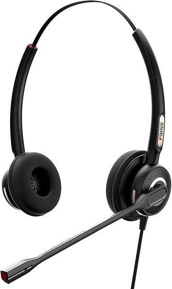 Fanvil HT202 Binaural Headset with Noise Canceling Microphone
