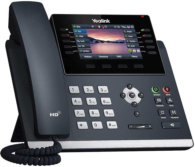 Yealink SIP-T46U IP Phone (Power Adapter is NOT Included)