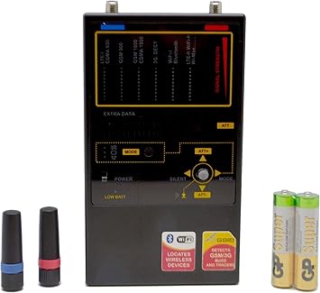 DefCon iProtect by DiscoverIt DD1207 Multi-Channel Signal Detector for Digital Wireless Protocols, Black