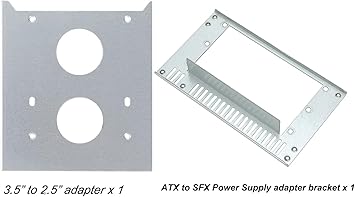 RackChoice 3u Rackmount Server Chassis MATX/Mini-ITX 3x5.25 Support ATX PSU with Either top/Bottom or Side Cooling and SFX PSU (Need to use The ATX to SFX braccket in Screw Box)