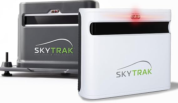 SkyTrak+ Launch Monitor & Golf Simulator Protective Shield - Tour-Level Swing Analysis with Dual Doppler Radar, Enhanced Camera, 100K+ Courses, Real-time Simulation, Wi-Fi, USB-C Charging