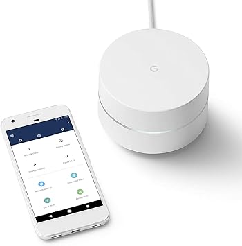 Google Wi-Fi System (single point) - Router replacement for whole home coverage - GA00157-CA