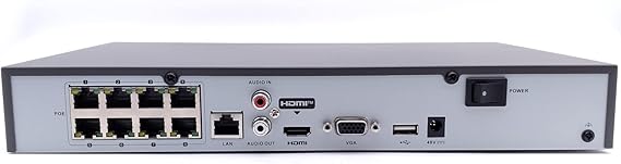 Hikvision EKI-K82T46C 8 Channel Full Color Value Express Kit 4K PoE NVR w/ 2TB HDD + (6) 4MP Outdoor Turret IP Cameras w/ 2.8mm Lens