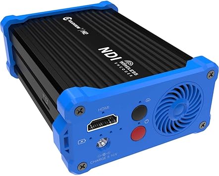 Kiloview N2 Portable Wireless HDMI to NDI Video Encoder with Built-in Battery, Camera Mounted