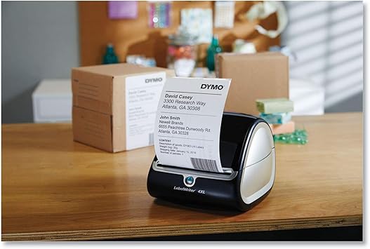 DYMO LW Extra-Large Shipping Labels for LabelWriter Label Printers, White, 4'' x 6'', 10 Rolls of 220 (2011999)