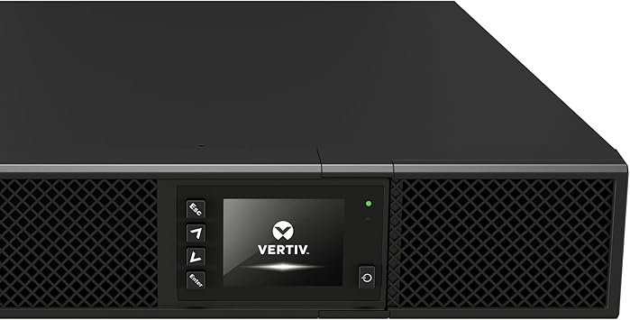 Vertiv Liebert GXT5 UPS with SNMP/Webcard - 3000VA 2700W 120V, Online Double Conversion 2U Rack/Tower, Energy Star Certified, Lead Acid, Sine Wave, Battery Backup,0.9 Power Factor(GXT5-3000LVRT2UXLN)