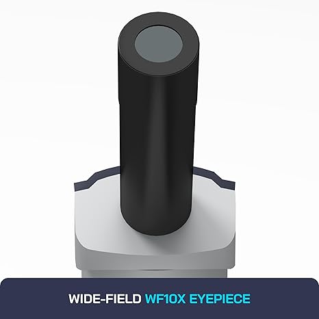 Lab Microscope for Students (OM118-M3) 40x to 400x Full-Size Monocular Compound Lenses | Beginner and Professional Use | High-Powered, Ultra-Clear Electronics