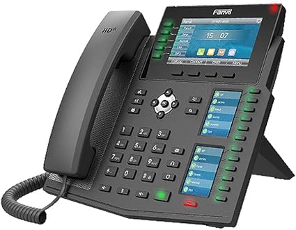 Fanvil X6U 6 line Ultra-Elegant Gigabit Triple Color Screen Phone,60 DSS