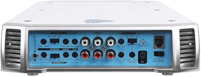 Rockville RXM-S6 Marine/Boat 6 Channel Amplifier 2600 Watt Peak / 1300w RMS