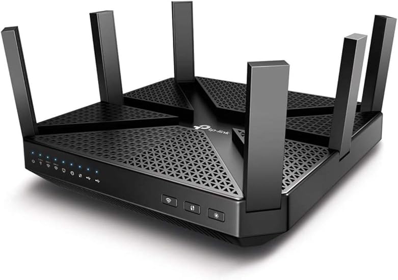 TP-Link AC4000 Tri Band WiFi Router MU-MIMO, Beamforming, Gigabit, Integrated Anti-Virus & QoS, Link Aggregation (Archer C4000)