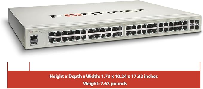 Fortinet FortiSwitch - 148F L2+ Management Switch (FS-148F)