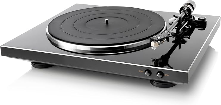 Denon DP-300F Fully Automatic Analog Turntable with Built-in Phono Equalizer | Unique Tonearm Design | Hologram Vibration Analysis | Slim Design