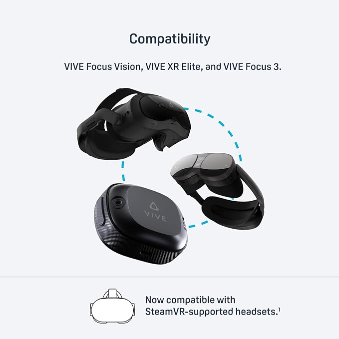 VIVE Ultimate Tracker 3 pack + Dongle— Full-Body Tracking for VR