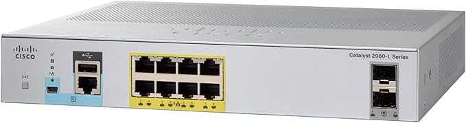 Cisco WS-C2960L-8PS-LL Catalyst Port GigE PoE 2 x 1G SFP