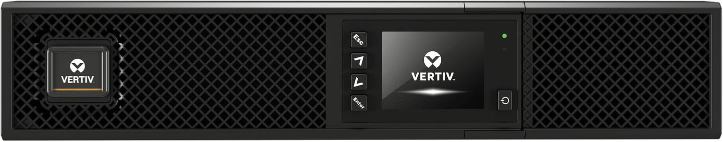 Vertiv Liebert GXT5 UPS with SNMP/Webcard - 3000VA 2700W 120V, Online Double Conversion 2U Rack/Tower, Energy Star Certified, Lead Acid, Sine Wave, Battery Backup,0.9 Power Factor(GXT5-3000LVRT2UXLN)
