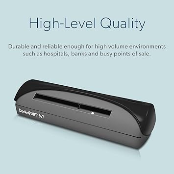 DocketPORT 667 Simplex Card Scanner (DP667) with DocketSCAN Business Card