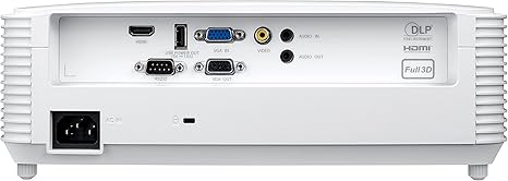 Optoma W335 WXGA DLP Professional Projector | Bright 3800 Lumens | Business Presentations, Classrooms, or Home | 15,000 hour lamp life | Speaker Built In | Portable Size