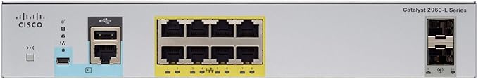 Cisco WS-C2960L-8PS-LL Catalyst Port GigE PoE 2 x 1G SFP