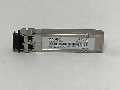 HP J9150D Aruba - SFP+ transceiver module - 10 GigE - 10GBase-SR - SFP+ / LC multi-mode - up to 984 ft - for HPE Aruba 2540 48, 2920, 2930M 24, 2930M